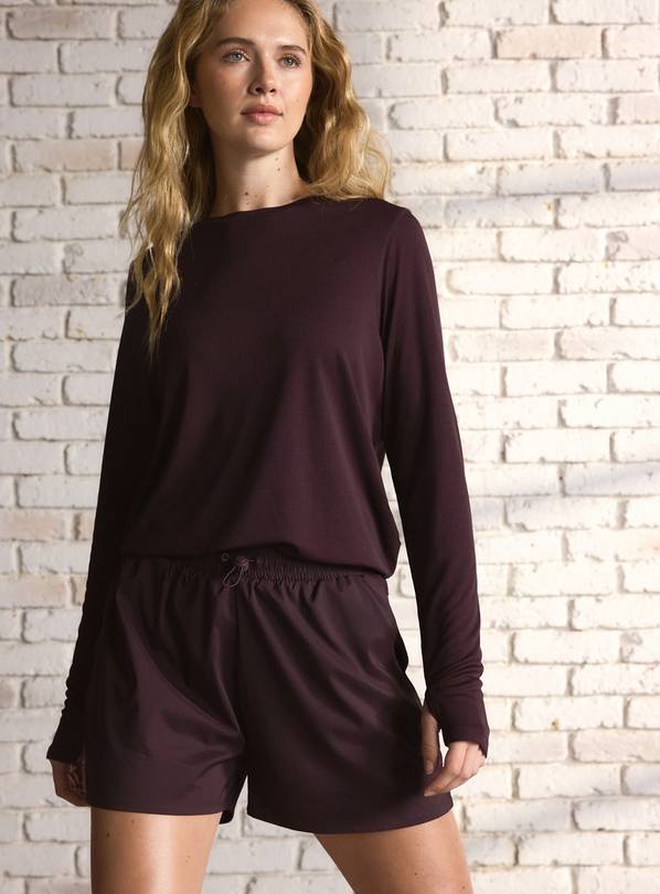 REAKTIV Dark Purple Training 2-In-1 Short L